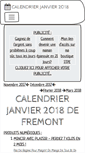 Mobile Screenshot of calendrier-janvier.com